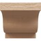 Ekena Millwork 6in. W x 6in. H x 16in. L Newport Woodgrain TimberThane Rafter Tail, Primed Tan RFTUR06X06X16NEWRCPR - alternate 2